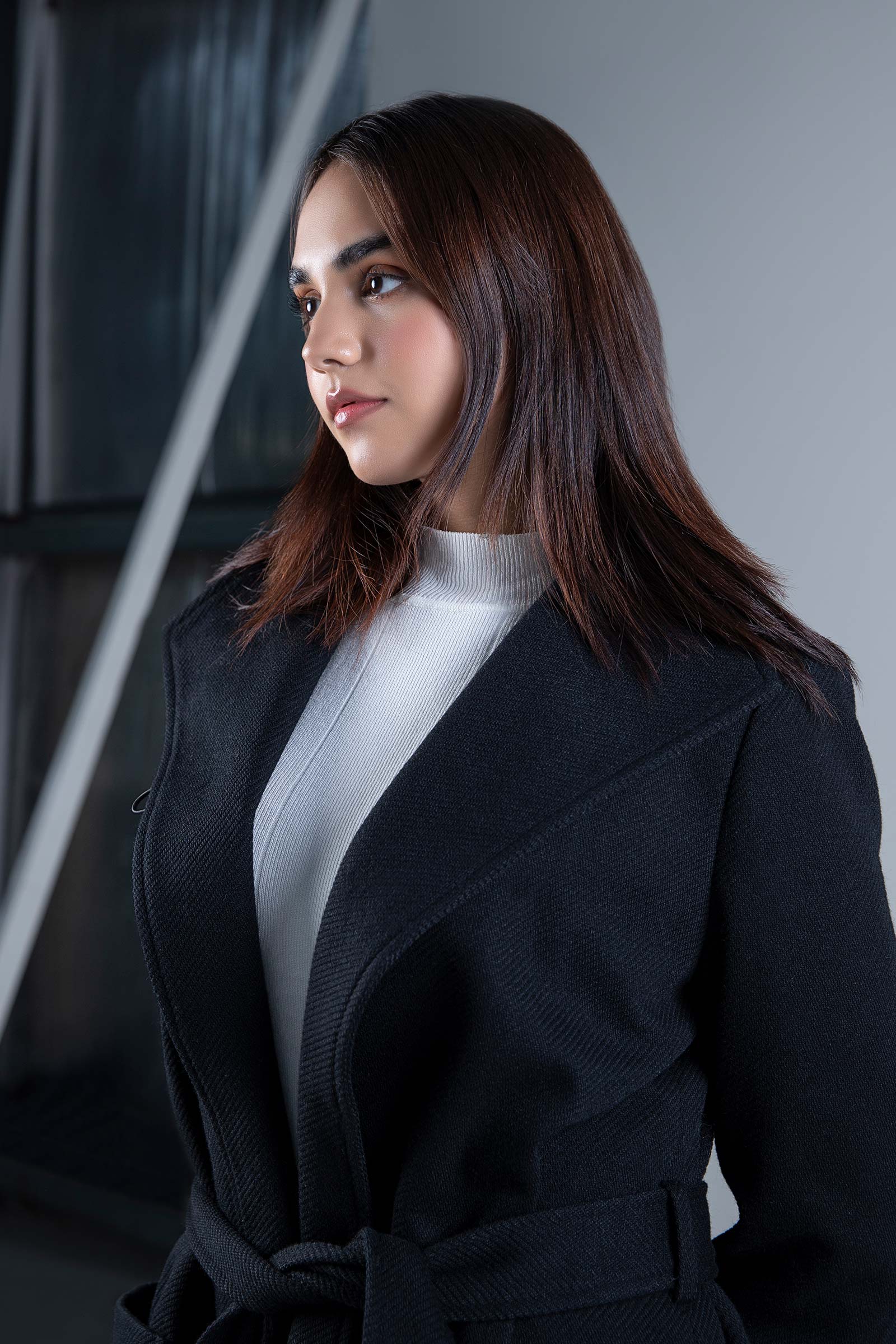 High Collar Coat - Image 4