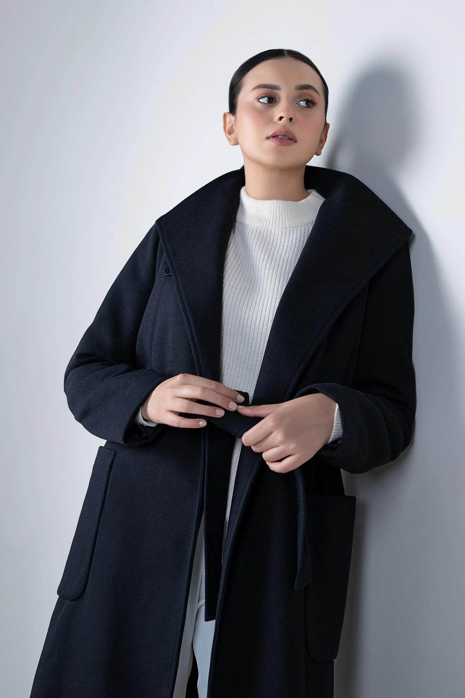 High Collar Coat - Image 3