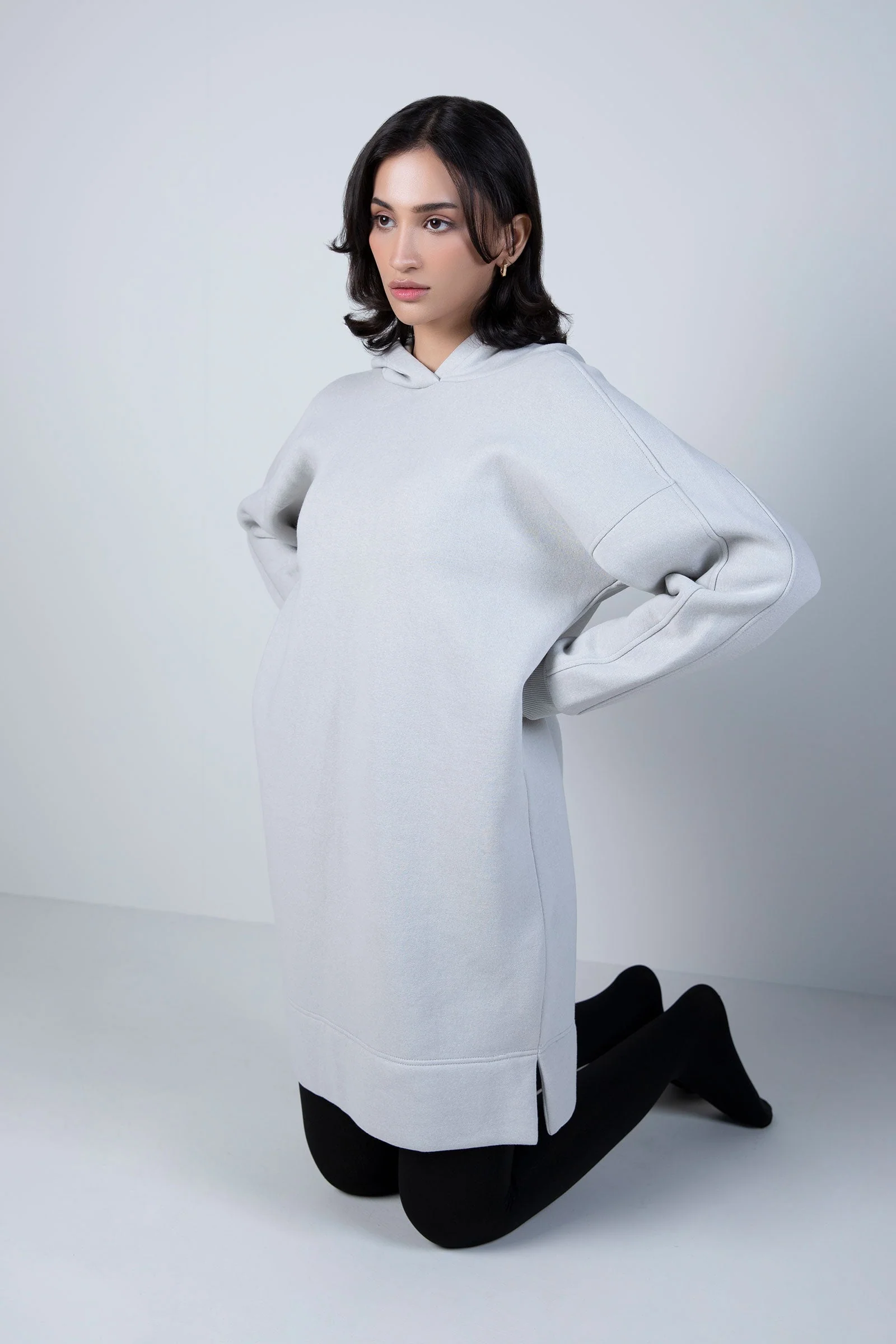 Relaxed Hoodie Dress - Image 3