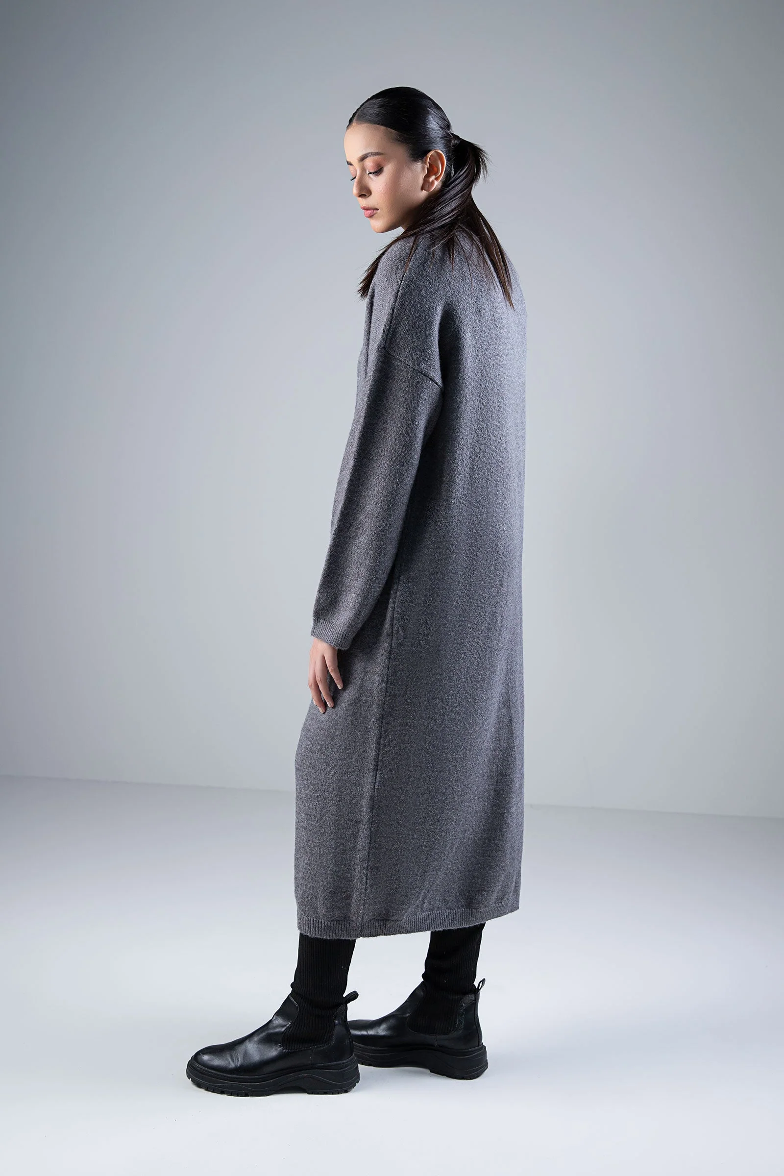 Long Sweater Dress - Image 4