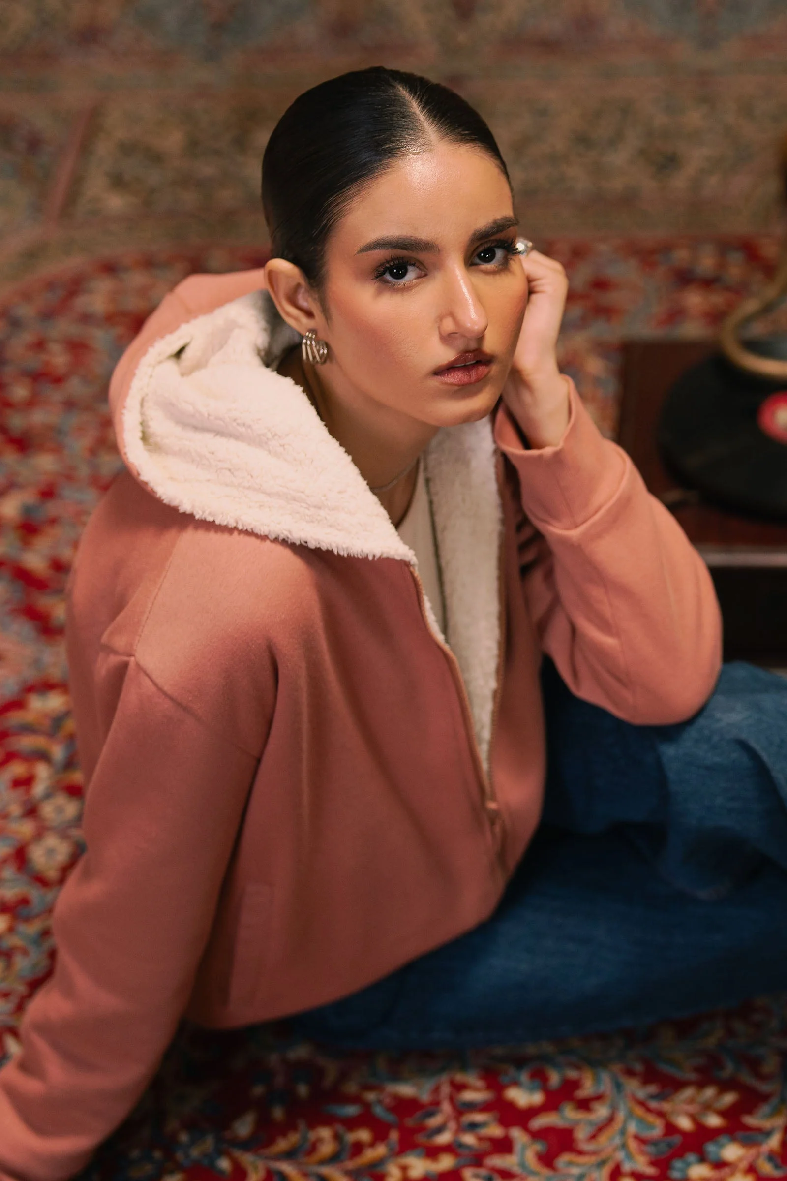 Sherpa Zipped Hoodie - Image 4