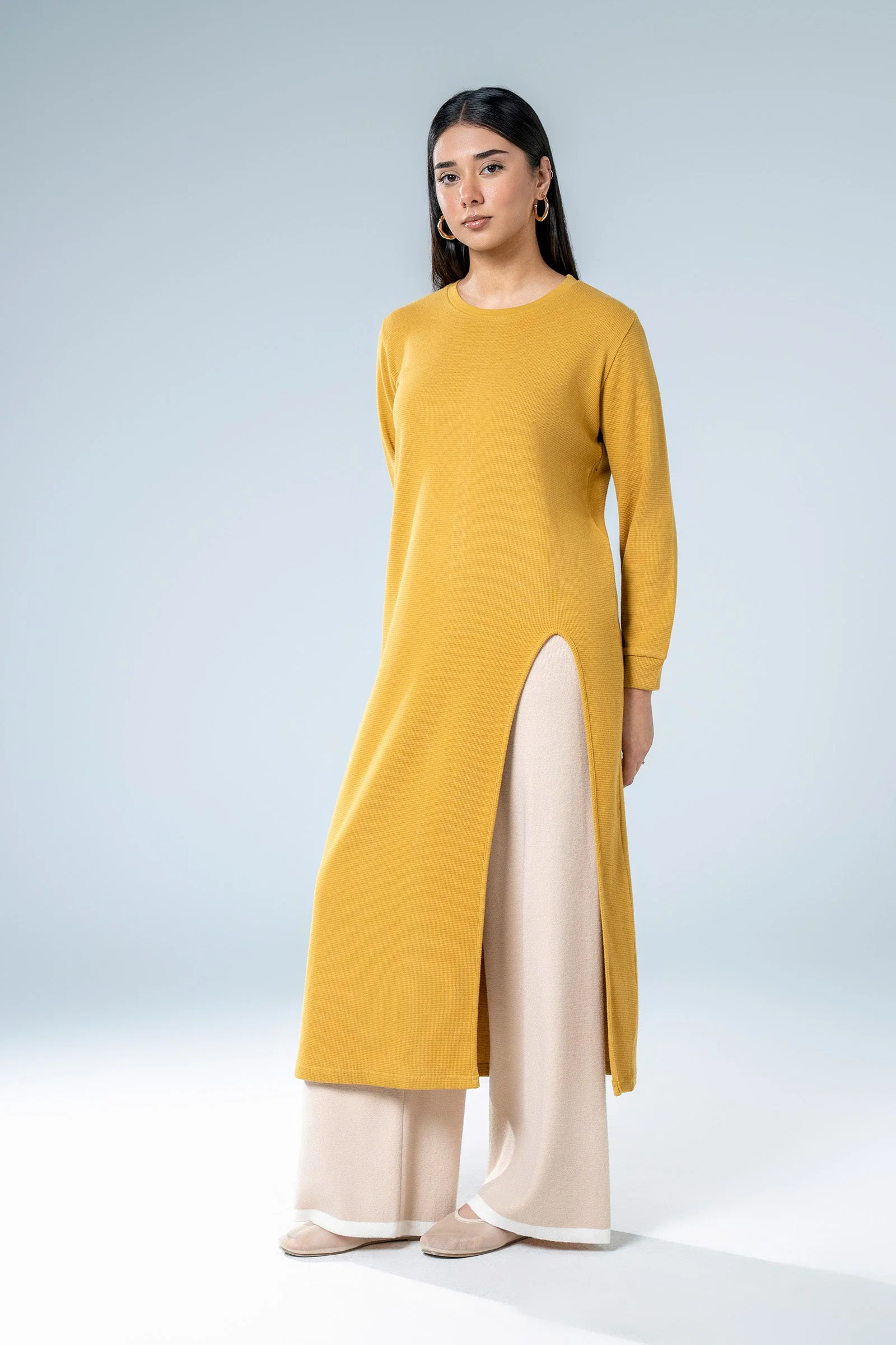 Relaxed Waffle Knit Dress - Image 5