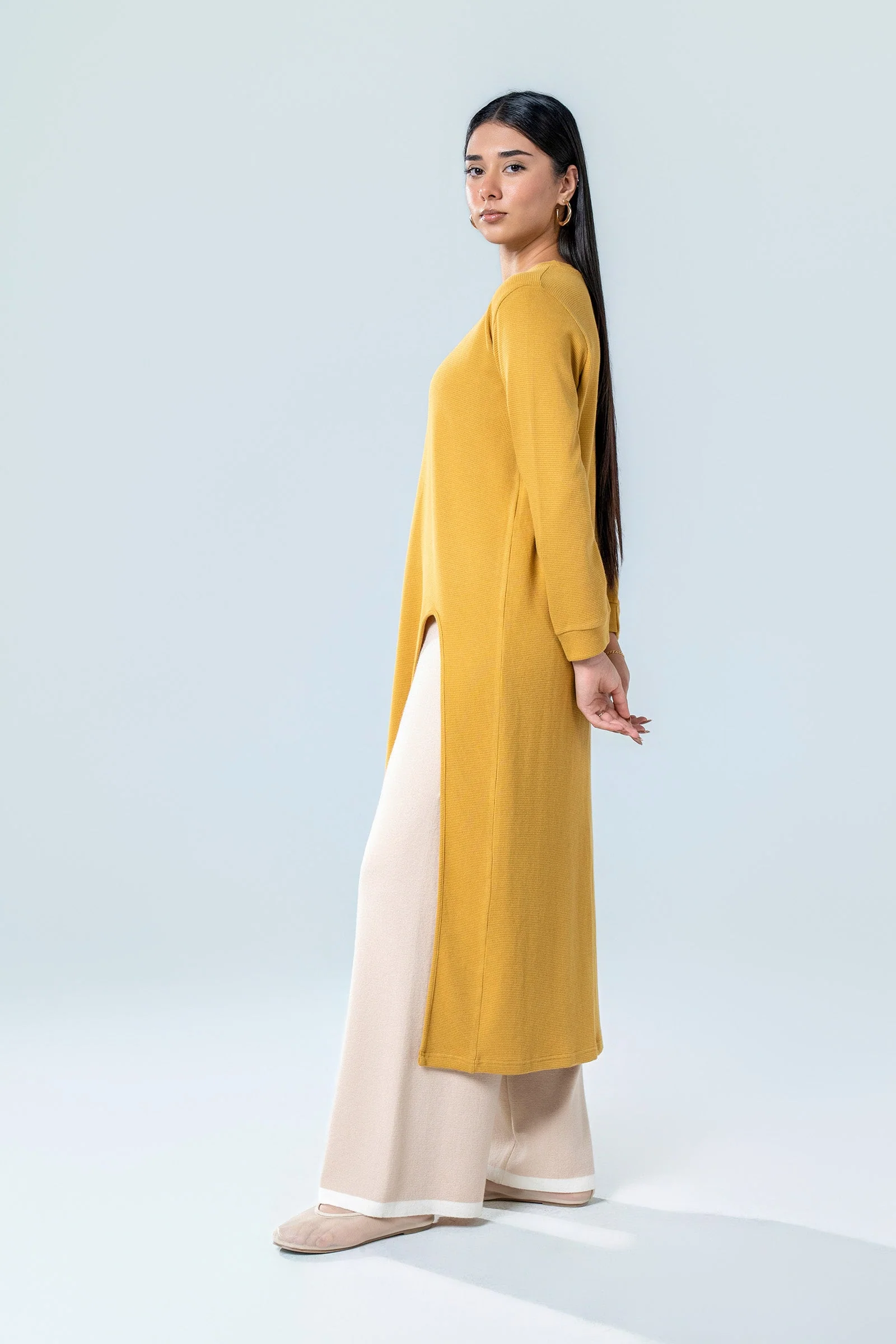 Relaxed Waffle Knit Dress - Image 6