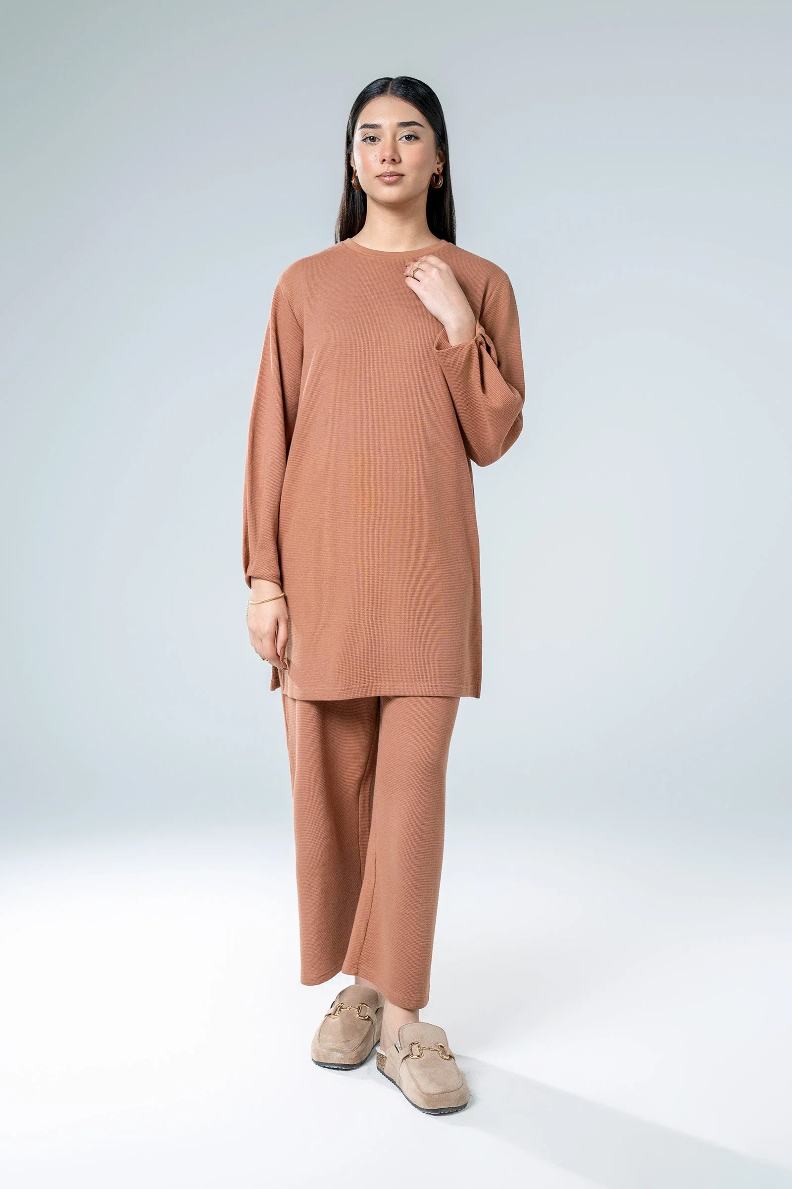 Waffle Knitted Co-Ord Set