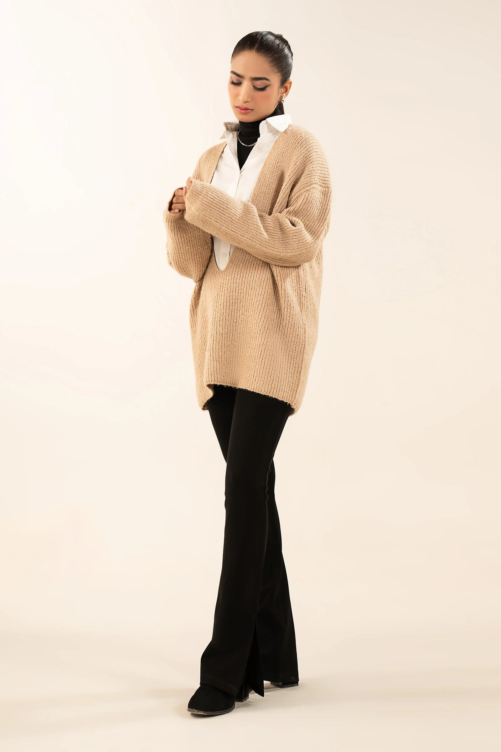 V-Neck Pullover Sweater - Image 5