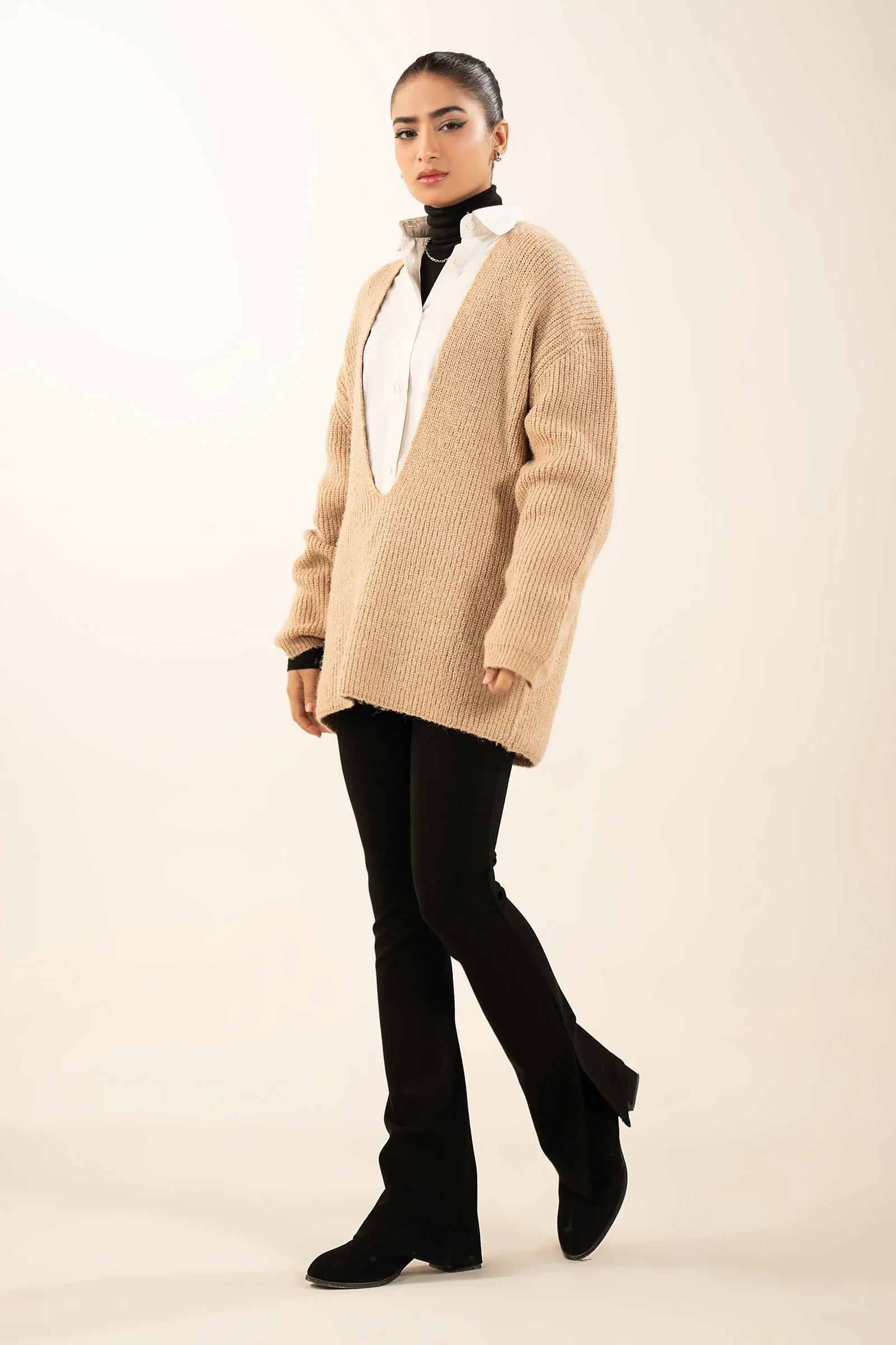 V-Neck Pullover Sweater - Image 6