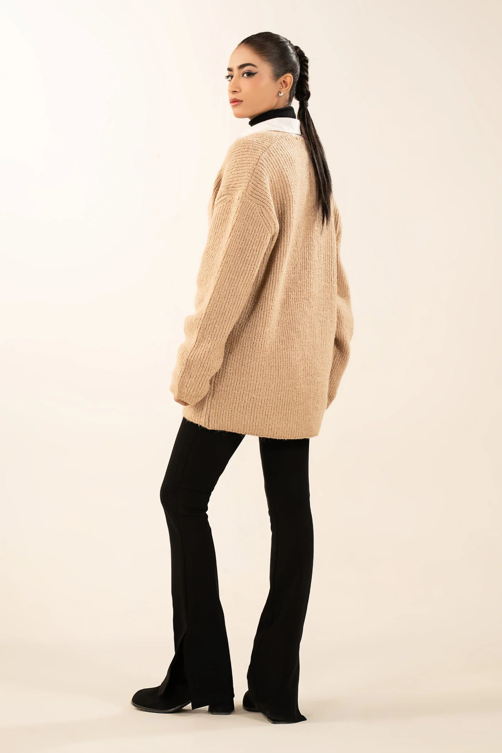 V-Neck Pullover Sweater - Image 9