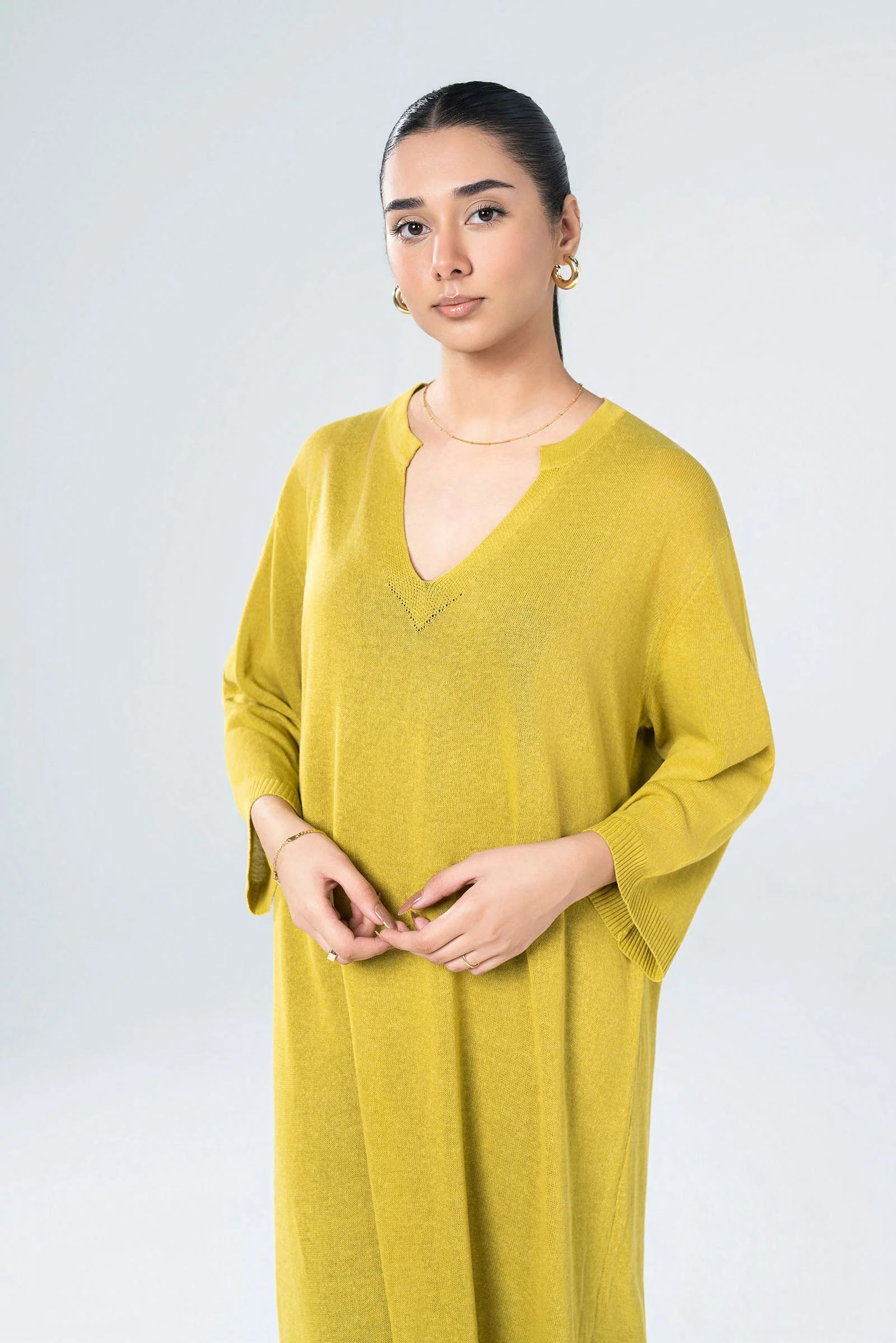 Long Knit Dress - Image 3