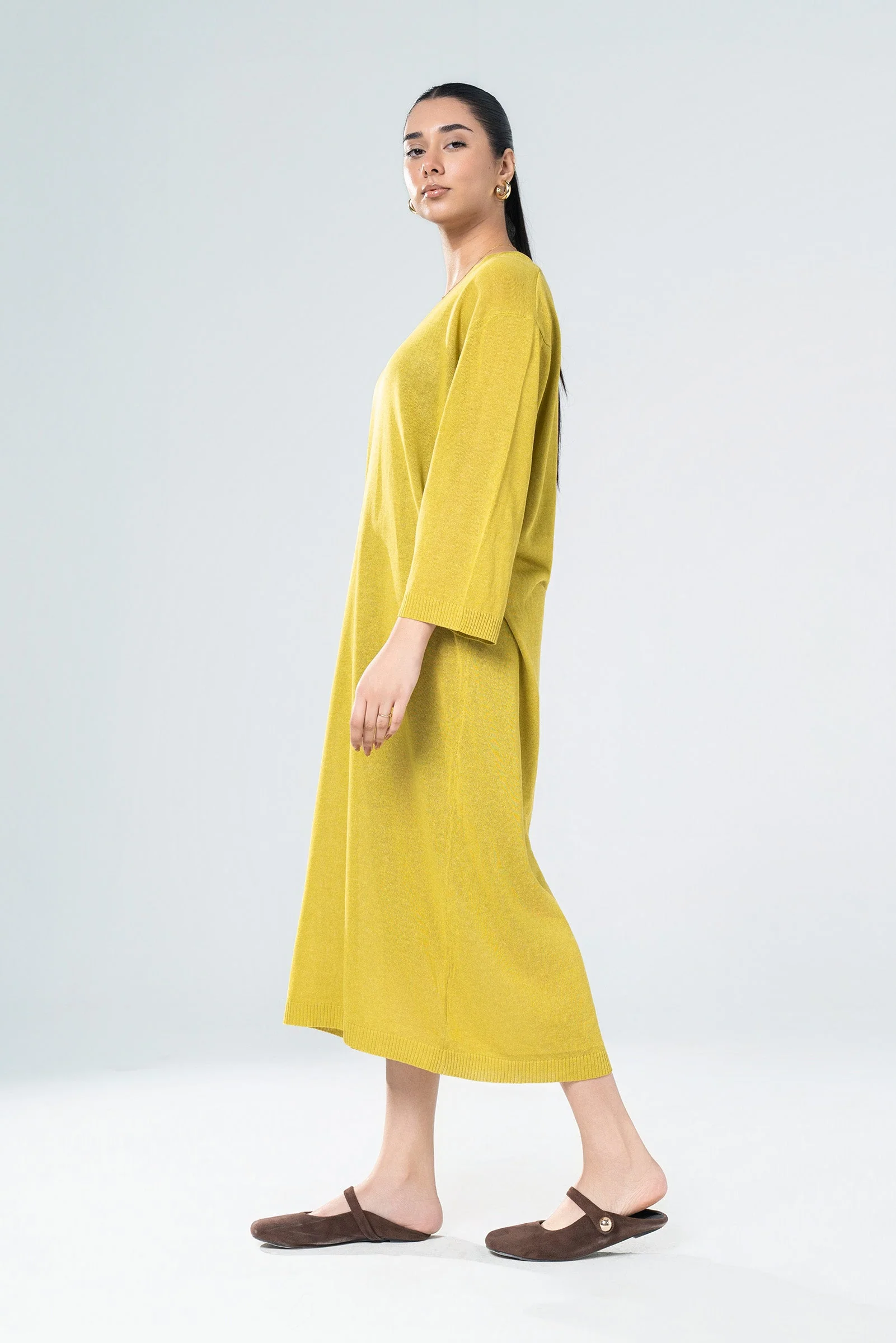 Long Knit Dress - Image 7