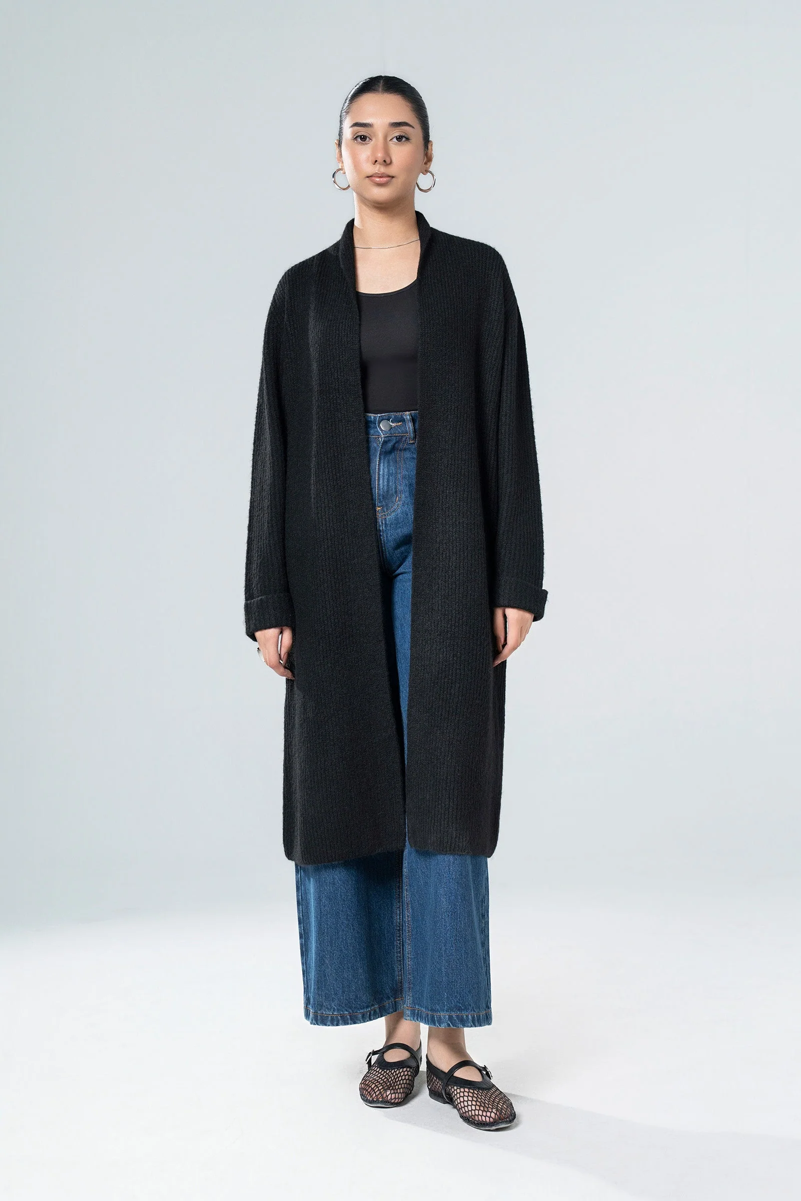 Relaxed Long Cardigan