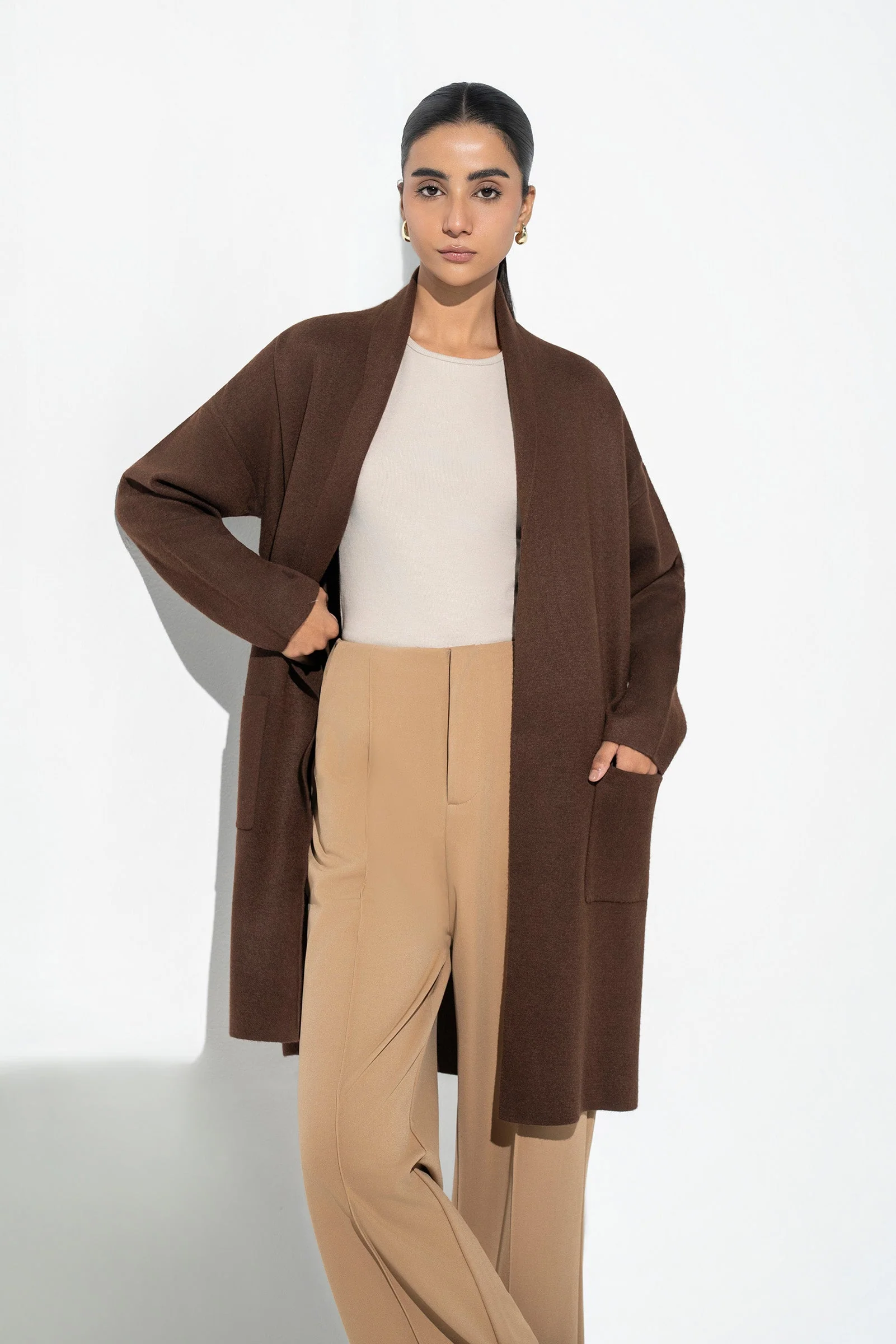 Knitted Shawl Cardigan