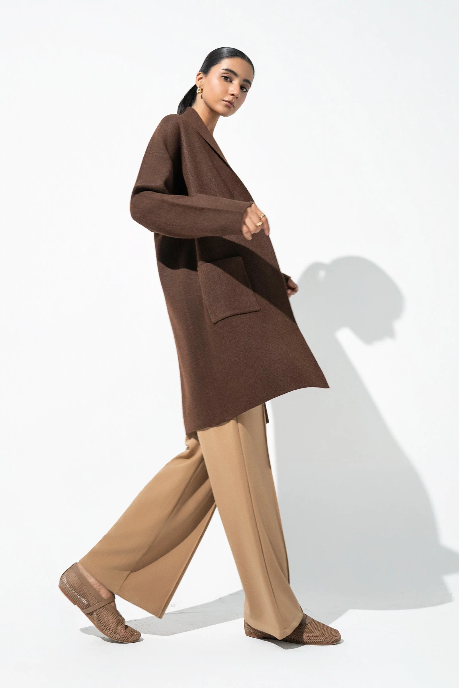 Knitted Shawl Cardigan - Image 2
