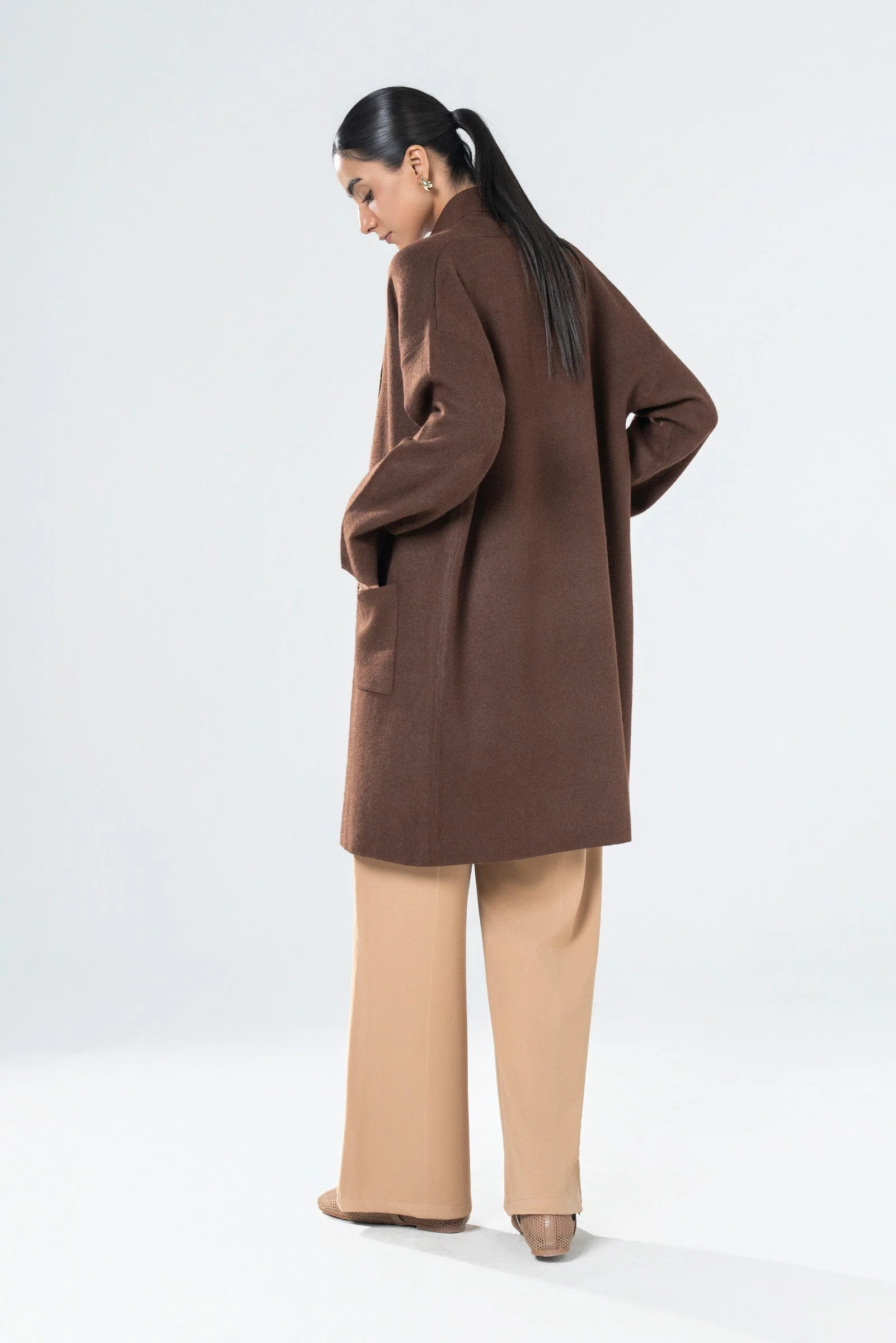Knitted Shawl Cardigan - Image 5