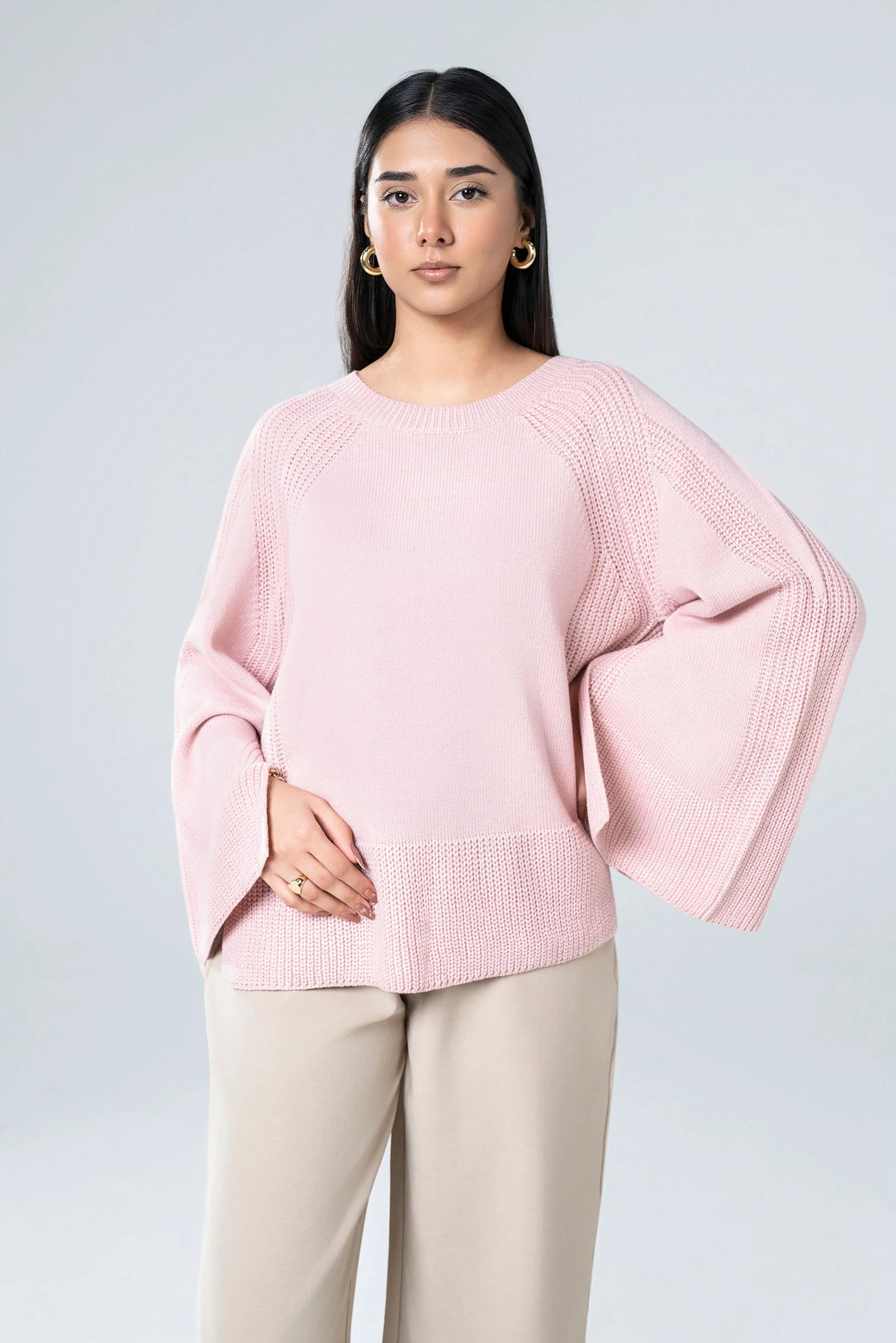 Relaxed Knit Sweater - Image 3