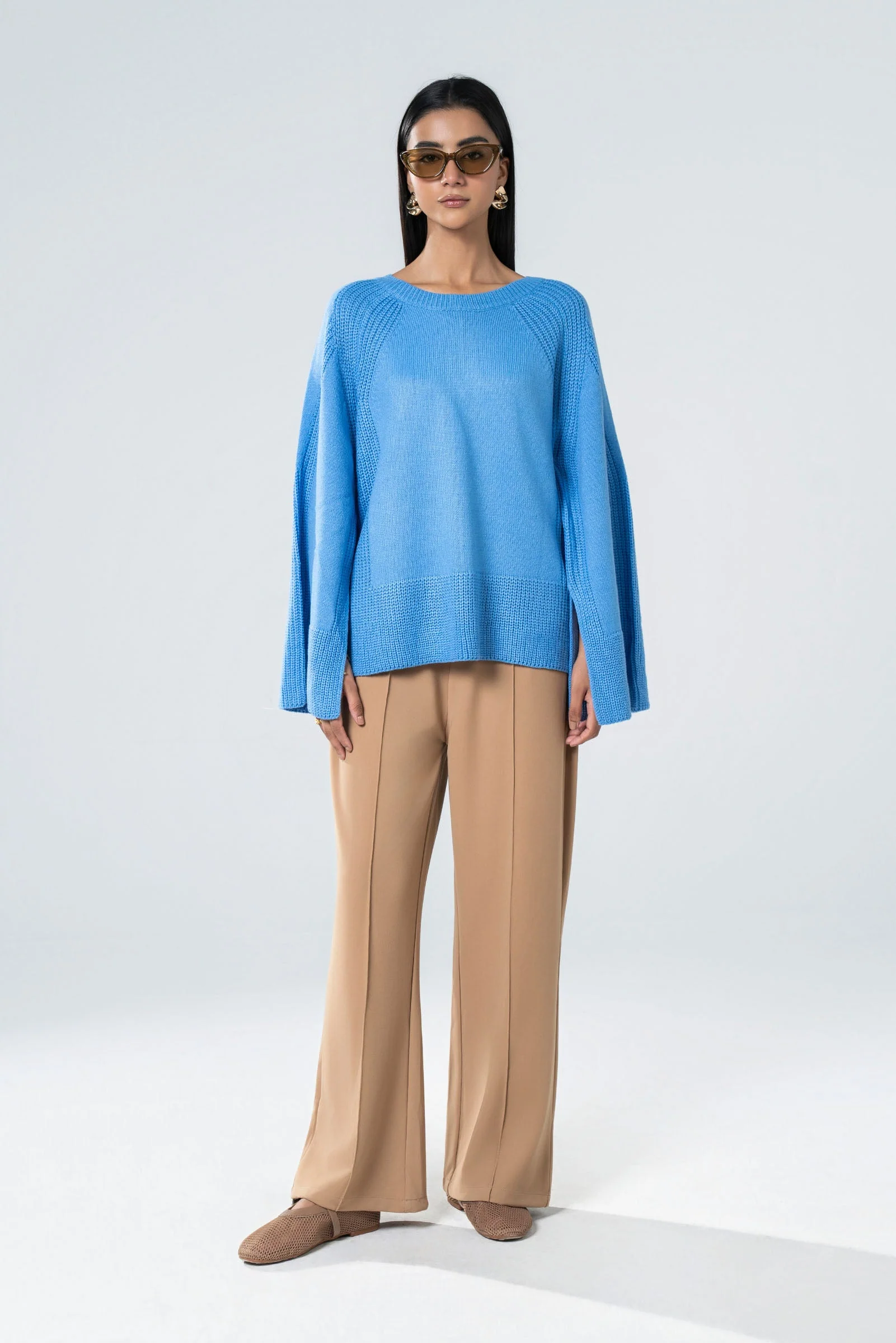 Relaxed Knit Sweater - Image 3