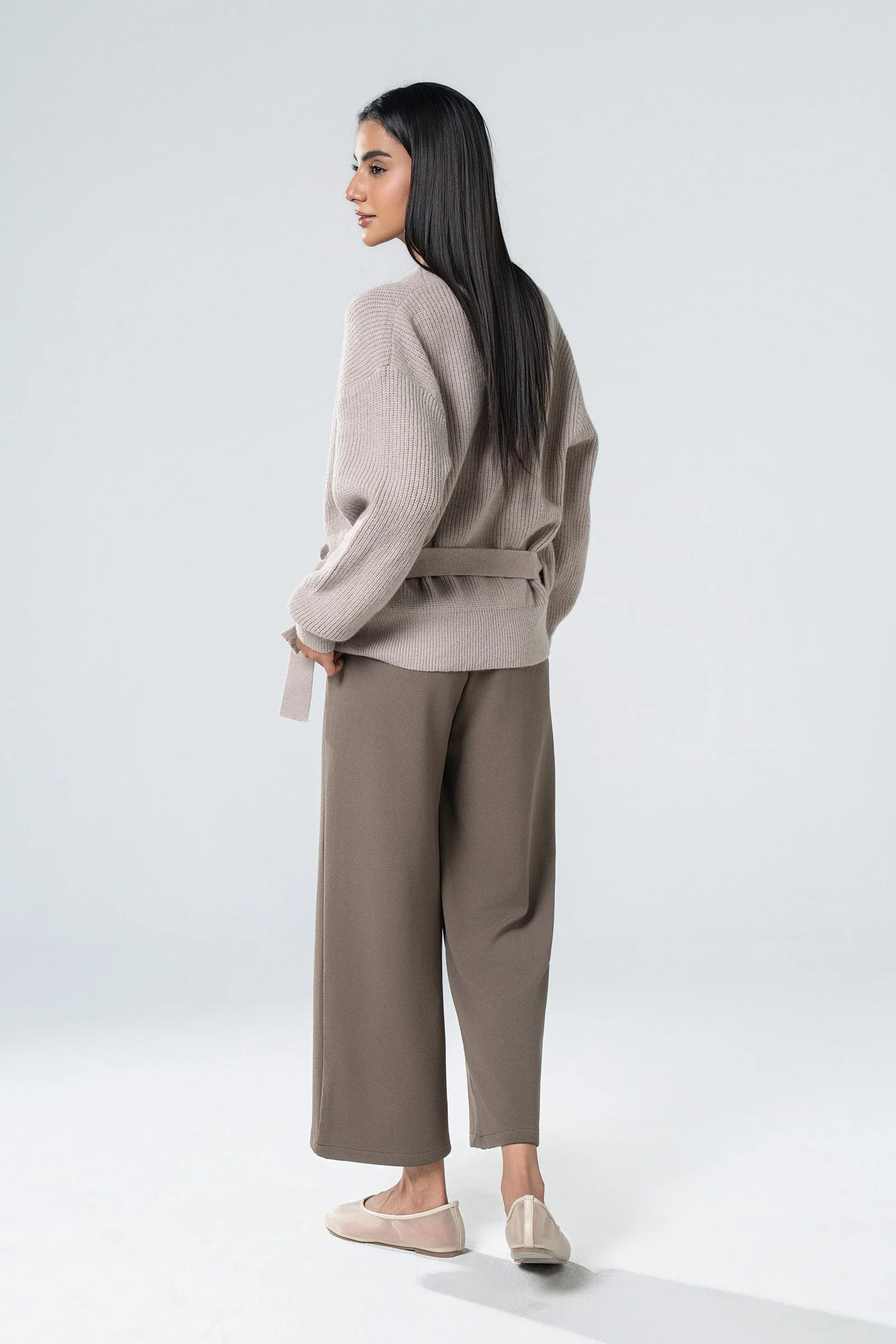 Knit Wrap-Around Sweater - Image 6