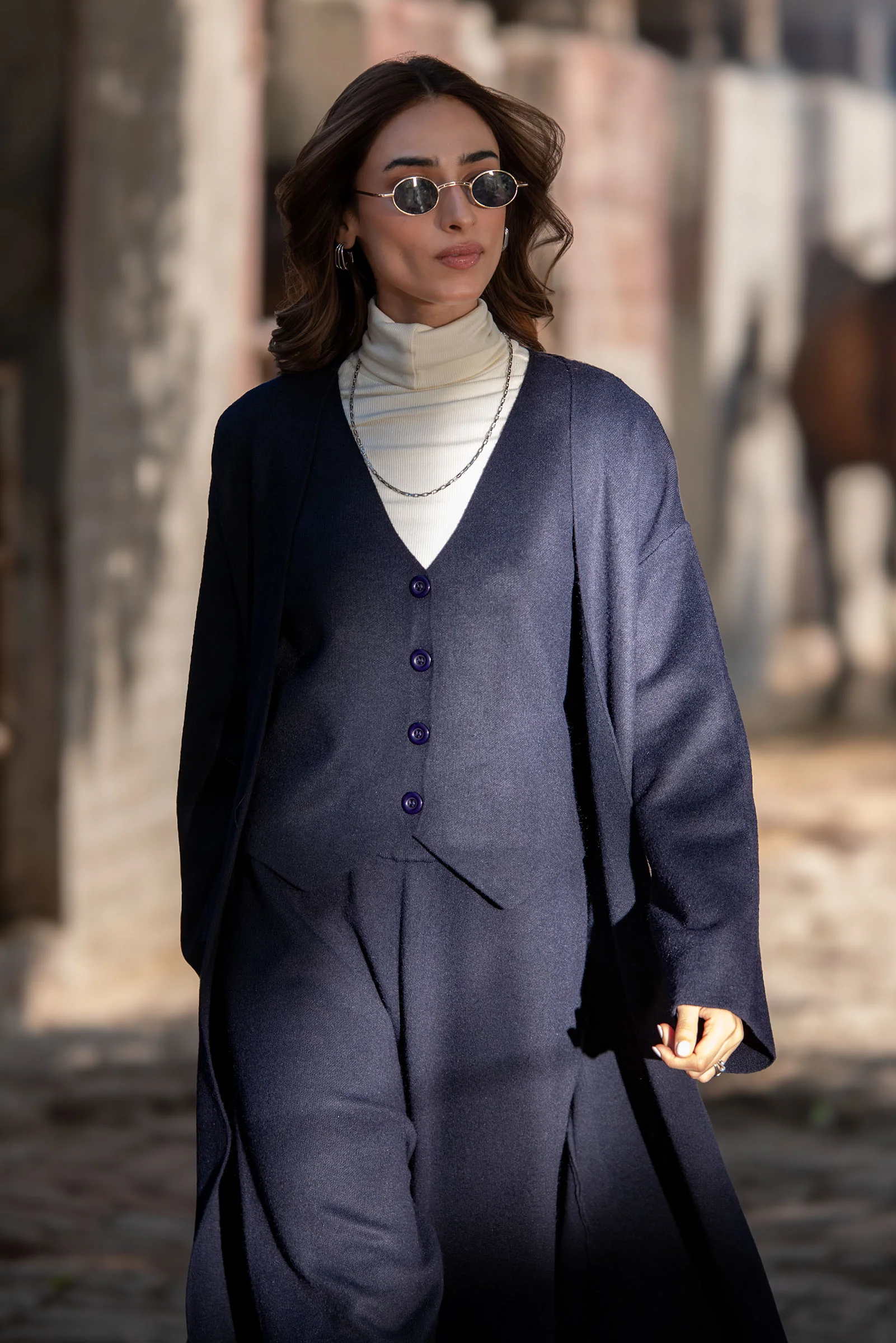 Knitted Cardigan Set - Image 2