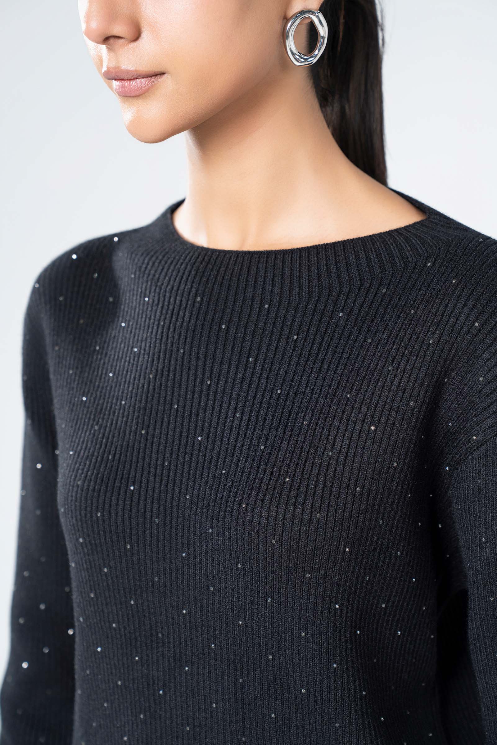Embellished Knit Sweater - Image 2