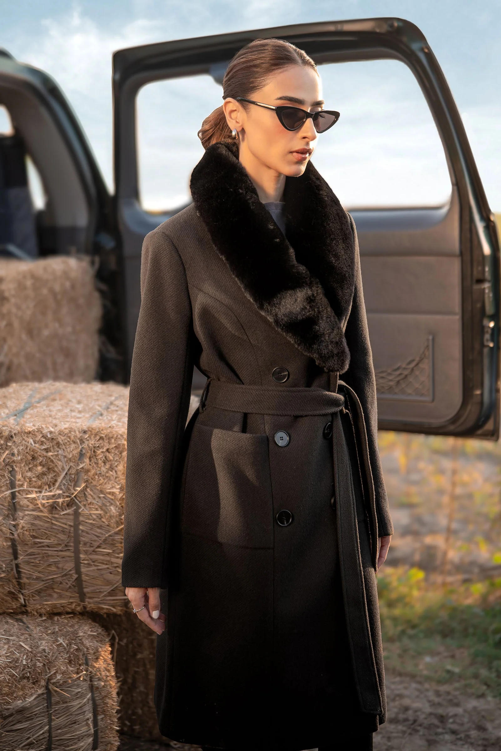 Belted Wool Coat - Image 4