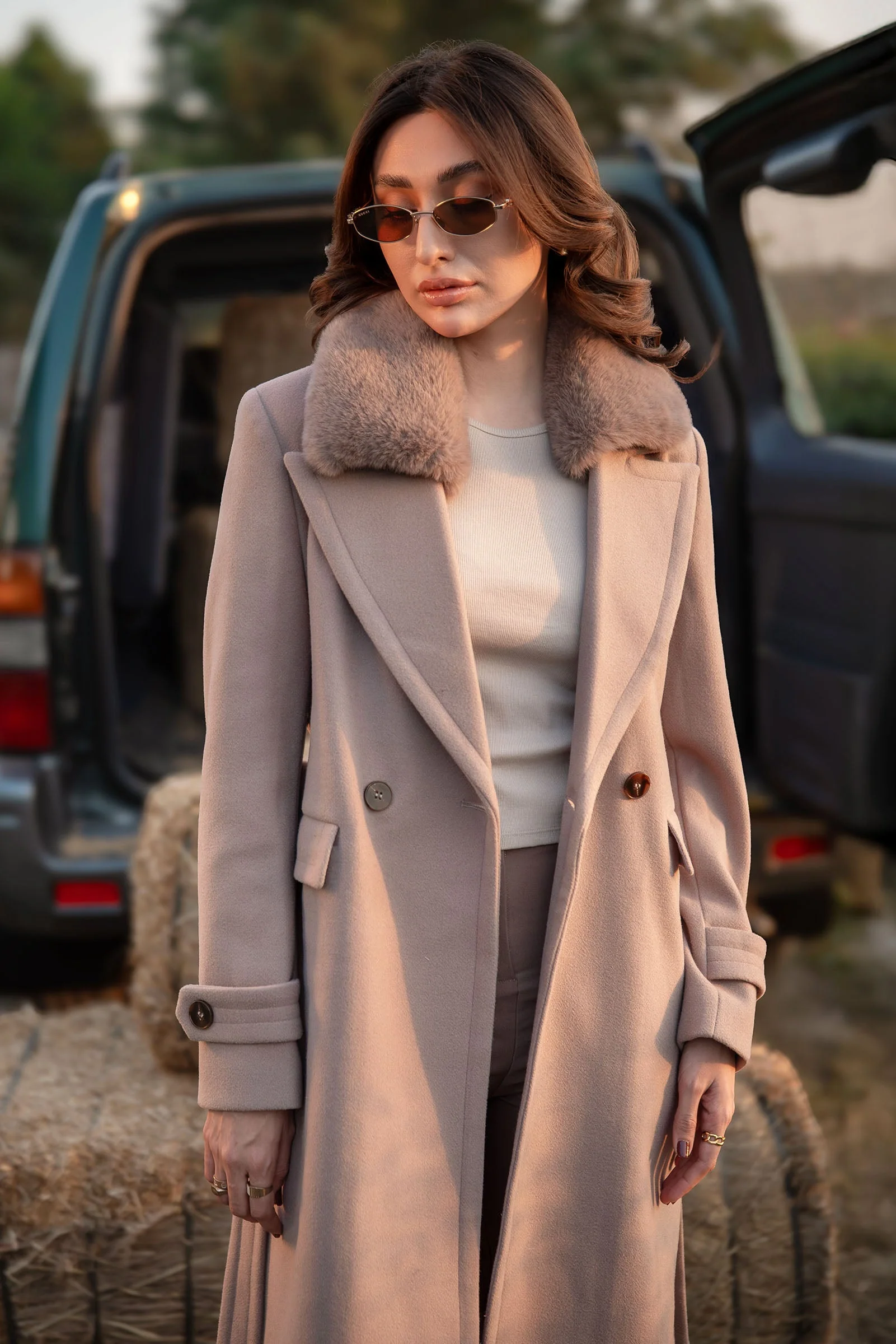 Belted Wool Coat - Image 3