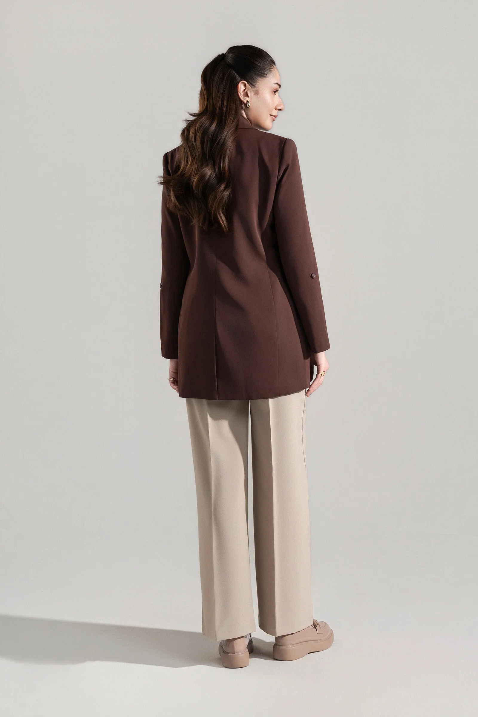 Everyday Buttoned Blazer - Image 9