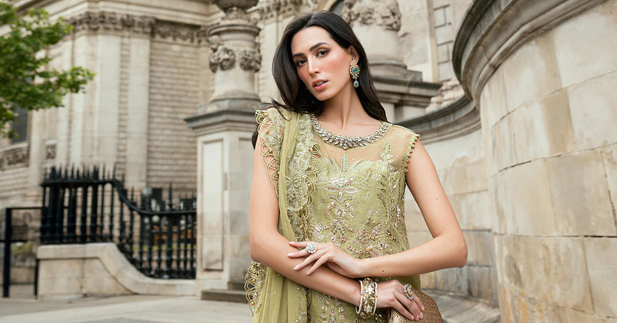 3 Piece Unstitched Embroidered Raw Silk Suit - Image 13