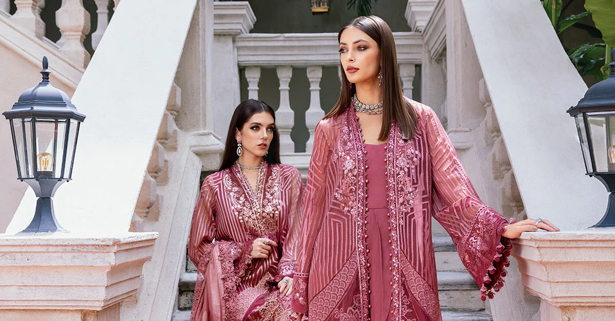 3 Piece Unstitched Embroidered Organza Suit - Image 8