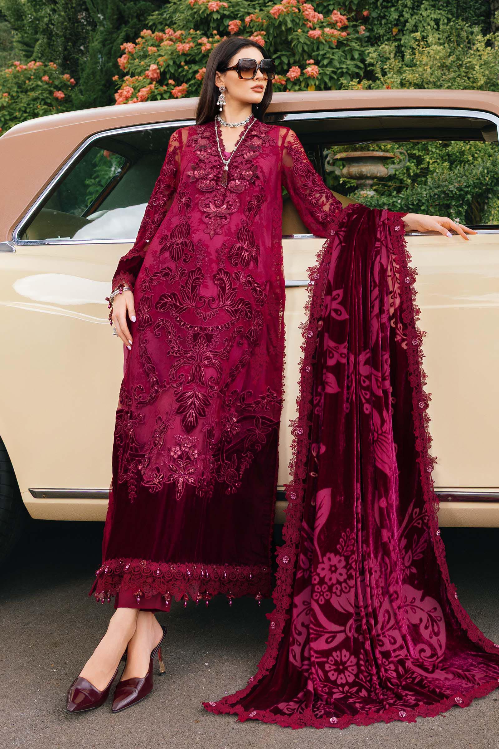3 Piece Unstitched Embroidered Chantilly Suit - Image 5