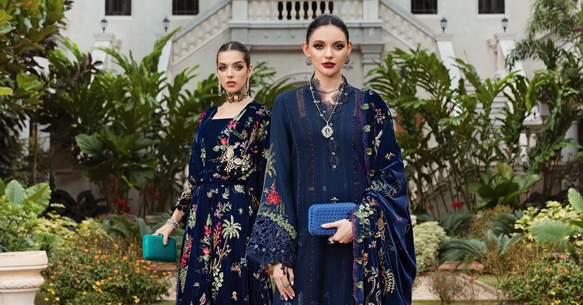 3 Piece Unstitched Embroidered Twill Linen Suit - Image 8